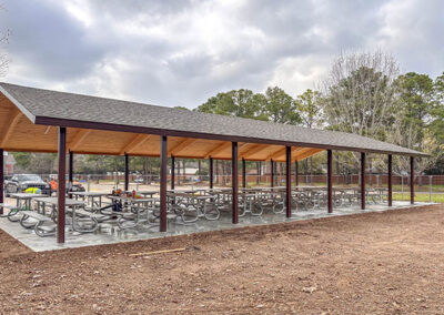 Cypress Texas Glulam Pavilion Install