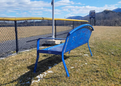 School Softball Field Memorial Bench